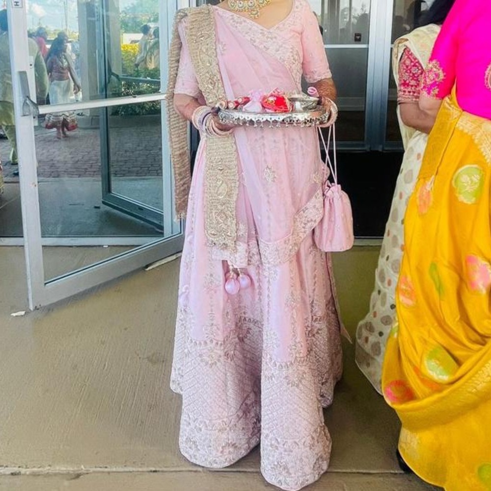 Beautiful baby pink lehenga